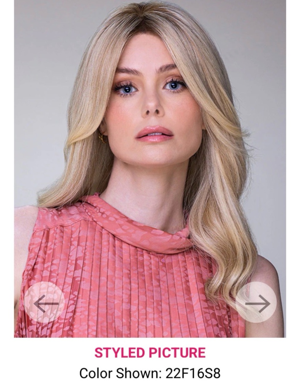 Jon Renau Sienna Lite human hair wig excellent new condition Venice blond